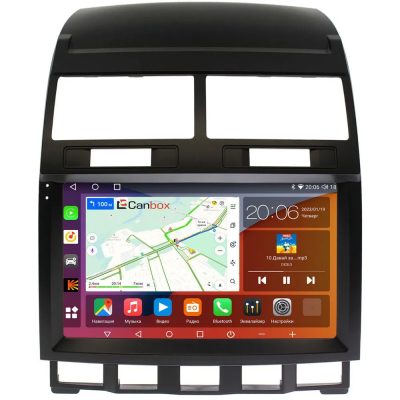 Штатная магнитола Canbox EVO 2K 5814-9195 для Volkswagen Touareg 2002-2010 на Android 14 (4G-SIM, 4/64, DSP, QLed, AI, 360)