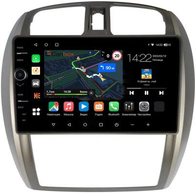 Штатная магнитола Mazda Familia (Y11) 1999-2008 (для авто с климат-контролем) Canbox M-Line 7841-9-046 на Android 10 (4G-SIM, 4/64, DSP, QLed)