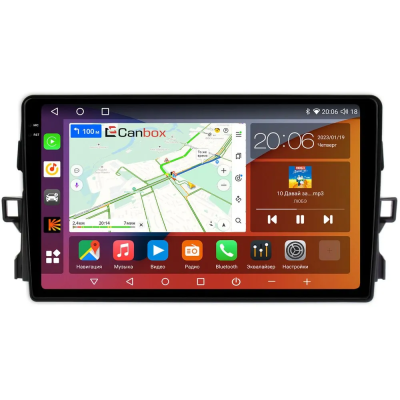 Штатная магнитола Canbox EVO 2K 5833-9427 для Toyota Auris 2006-2012 на Android 14 (4G-SIM, 16/512, DSP, QLed, AI, 360)