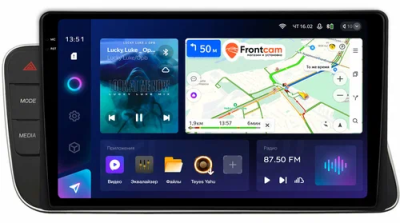 Штатное головное устройство Teyes CC3 2K 360 6/128 9.5 дюймов RM-9-6974 для Audi Q5 (8R), SQ5 (8R) 2013-2017 (для авто с Audi Multimedia, с Bang & Olufsen) на Android 10 (4G-SIM, DSP, QLed)