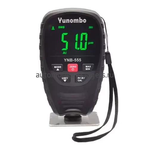 YUNOMBO YNB-555R универсальный толщиномер c датчиком оцинковки и самокалибровкой