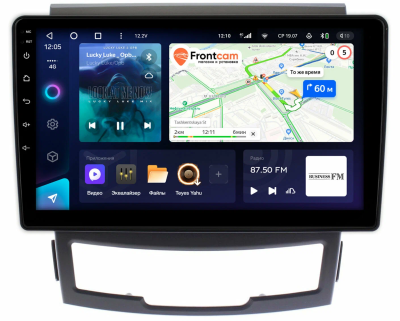 Штатное головное устройство SsangYong Actyon 2, Korando 3 2010-2013 Teyes CC3L 4/64 9 дюймов RM-9184 на Android 10 (4G-SIM, DSP, IPS)