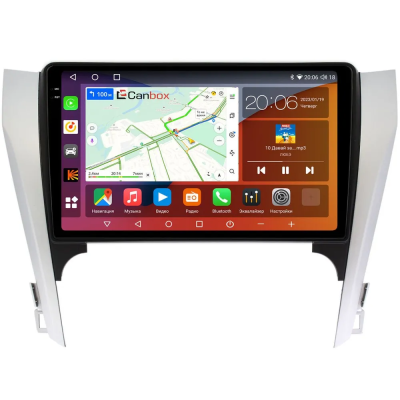 Штатная магнитола Toyota Camry XV50 2011-2014 Canbox Logic-i3 2K 5724-10-169 на Android 11 (4G-SIM, 4/64, DSP, 360, QLed) (для авто без камеры)