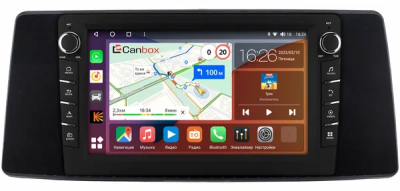 Штатная магнитола Toyota Sienna 4 2020-2024 (глянцевая) Canbox H-Line 7836-10-0499 на Android 10 (4G-SIM, 4/32, DSP, QLed) С крутилками