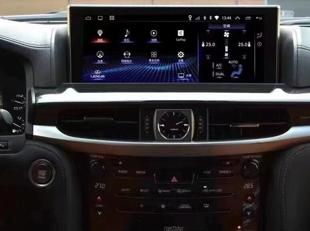 Установка штатной магнитолы Carmedia на android для Lexus LX 2015+ Установка штатной магнитолы Carmedia на android для Lexus LX 2015+