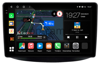 Штатная магнитола Toyota Estima, Previa (XR10, XR20) 1990-2000 Canbox M-Line 2K 4177-9-2622 на Android 10 (4G-SIM, 2/32, DSP, QLed)