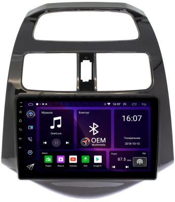 Штатная магнитола Chevrolet Spark 2009-2016, Spark 3 (M300) 2020-2024 (глянцевая) Canbox RS9-9164 1.5/32 Android 10 (IPS, DSP, CarPlay)