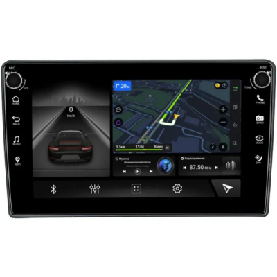 Штатная магнитола Citroen C2 2003-2009, C3 Picasso 2008-2017 (черная) Canbox H-Line 7803-9-091 на Android 10 (4G-SIM, 4/64, DSP, IPS) С крутилками