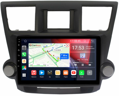 Toyota Highlander (U40) 2007-2013 (тип 2) Canbox RS10-1087 1.5/32 на Android 10 (IPS, DSP, CarPlay)