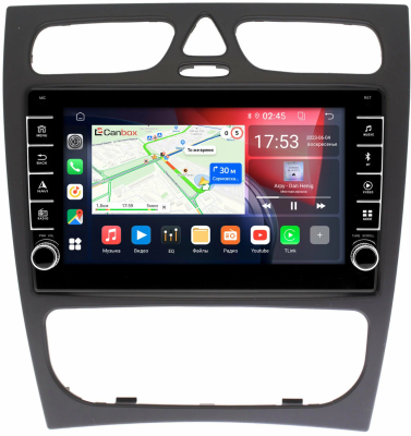 Штатная магнитола Mercedes-Benz C (w203), G (w463) 2000-2006 Canbox BGTR9-9242 4/64 Android 10 (IPS, DSP, CarPlay)