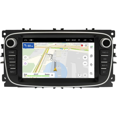 Магнитола в штатное место 2 din Ford Focus 2, C-MAX, Mondeo 4, S-MAX, Galaxy 2, Tourneo Connect 2006-2015 (черный) Canbox 1.5/32 на Android 10 (RS7-RP-2052-487) (IPS, DSP, CarPlay)