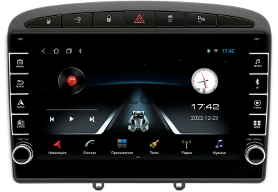 Штатная магнитола Peugeot 308, 408, RCZ 2007-2022 Canbox BGT9-9119 2/32 Android 10 (серая, Тип 1) (IPS, DSP, CarPlay)