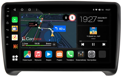 Штатная магнитола Canbox M-Line 4544-9202 для Audi TT (8J) 2006-2014 на Android 10 (4G-SIM, 2/32, DSP, QLed)