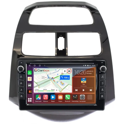Штатная магнитола Chevrolet Spark 3 (M300) 2009-2024 (глянцевая) Canbox H-Line 7823-9164 Android 10 (4G-SIM, 4/64, DSP, IPS) С крутилками