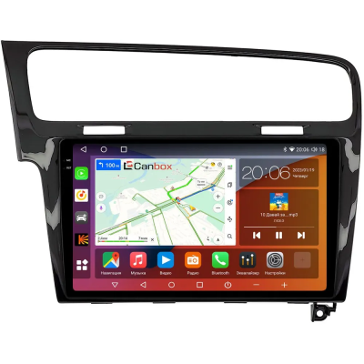 Штатная магнитола Canbox EVO 2K 5830-10-469 для Volkswagen Golf 7 2012-2020 (глянцевая) на Android 14 (4G-SIM, 12/256, DSP, QLed, AI, 360)