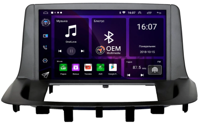 Штатная магнитола Renault Fluence, Megane 3 2008-2016 Canbox RS9-1384 1.5/32 Android 10 (IPS, DSP, CarPlay)