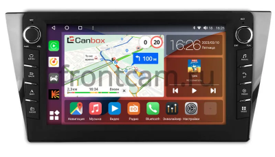 Штатная магнитола Volkswagen Bora 3 2016-2022 Canbox H-Line 7838-10-2590 на Android 10 (4G-SIM, 6/128, DSP, QLed) С крутилками