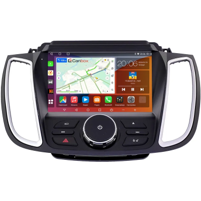 Штатная магнитола Ford C-Max 2, Escape 3, Kuga 2 2012-2019 (для SYNC, can BSJ) Canbox H-Line 2K 4184-9-5856 на Android 10 (4G-SIM, 6/128, DSP, QLed)