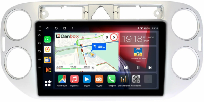 Штатная магнитола Canbox EVO 5810-9048 для Volkswagen Golf Plus, Tiguan 2007-2011 на Android 14 (4G-SIM, 4/64, DSP, QLed, AI, 360)