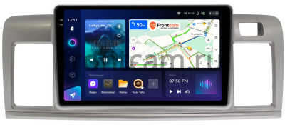 Штатное головное устройство Teyes CC3 2K 360 6/128 9.5 дюймов RM-9-1333 для Toyota Raum 2 2003-2011 на Android 10 (4G-SIM, DSP, QLed)