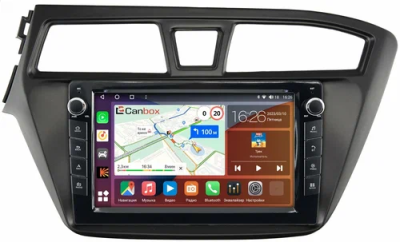 Штатная магнитола Hyundai i20 2 2014-2018 Canbox H-Line 7824-9-578 на Android 10 (4G-SIM, 6/128, DSP, IPS) С крутилками