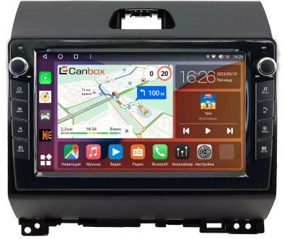Штатная магнитола Canbox H-Line 7822-9-1803 для Kia Ray 2011-2017 на Android 10 (4G-SIM, 4/32, DSP, IPS) С крутилками