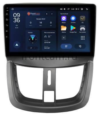 Штатное головное устройство Teyes CC3L WIFI 2/32 9 дюймов RM-9203 для Peugeot 207 2006-2015, 207i (Iran Khodro) 2016-2024 на Android 8.1 (DSP, IPS, AHD)