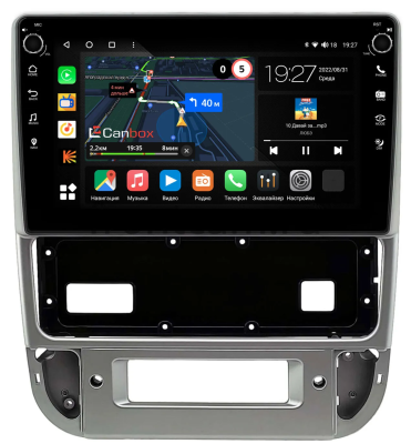 Штатная магнитола Peugeot 406 1999-2005 (серебряная) Canbox M-Line 7801-9-0039 Android 10 (4G-SIM, 2/32, DSP, IPS) С крутилками