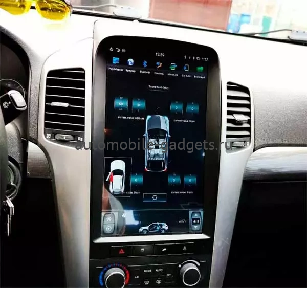 Carmedia ZF-1812-Q6 ("Тесла-стиль") штатная магнитола для Chevrolet Epica, Captiva 2006-2013 на Android 11 c 8GB, DSP, 4G