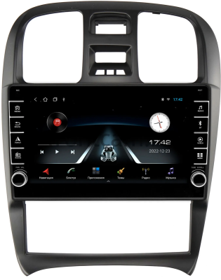 Штатная магнитола Hyundai Sonata 4 (EF) 2001-2012 (левый руль) Canbox BGT9-268 2/32 Android 10 (IPS, DSP, CarPlay)