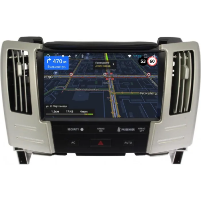 Штатная магнитола Lexus RX 300, RX 330, RX 350, RX 400h 2003-2009 OEM RK9-9583 на Android 10 (CarPlay, AHD, 1/32)