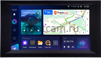 Штатное головное устройство Teyes CC3 2K 6/128 9.5 дюймов RM-9-2574 для Mercedes-Benz Actros 2011-2023 на Android 10 (4G-SIM, DSP, QLed)