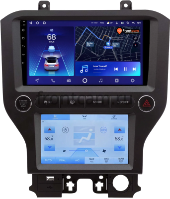 Штатное головное устройство Ford Mustang 6 2014-2023 Teyes CC2 PLUS 4/32 9 дюймов RM-9-0040 на Android 10 (4G-SIM, DSP, QLed)