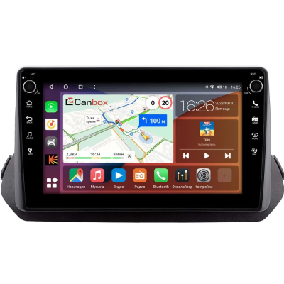 Штатная магнитола Mitsubishi Outlander 4 2021-2024 Canbox H-Line 7807-10-2559 на Android 10 (4G-SIM, 4/64, DSP, QLed) С крутилками