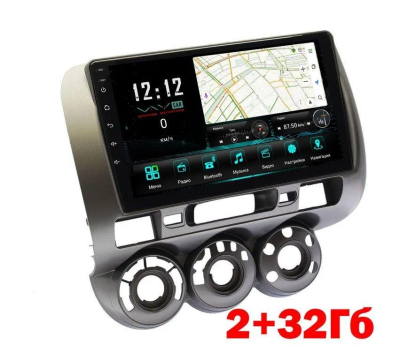 Магнитола Vaycar 09V2 для HONDA Jazz 2001-2007 Кондиционер (Андроид, 2+32Гб)