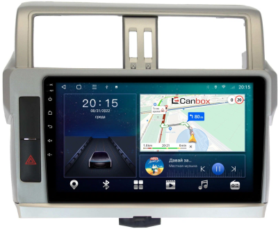 Toyota Land Cruiser Prado 150 2013-2017 (Тип 1) Canbox L-Line 4168-1057 на Android 10 (4G-SIM, 3/32, TS18, DSP, QLed)