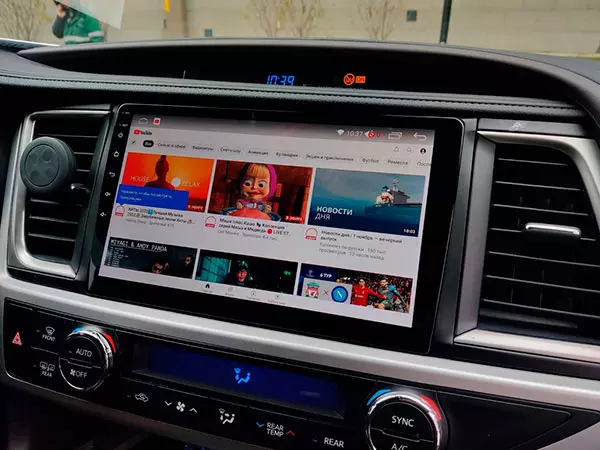 Toyota Highlander 3 (U50) 2013-2019 Canbox L-Line 4168-1035 на Android 10 (4G-SIM, 3/32, TS18, DSP, QLed)