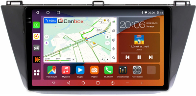 Штатная магнитола Volkswagen Tiguan 2 2016-2023 Canbox EVO 2K 5830-10-1122 на Android 14 (4G-SIM, 12/256, DSP, QLed, AI, 360)