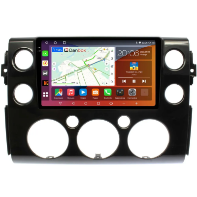 Штатная магнитола Canbox EVO 2K 5815-9-188 для Toyota FJ Cruiser 2006-2022 (черная, глянцевая) на Android 14 (4G-SIM, 6/128, DSP, QLed, AI, 360)