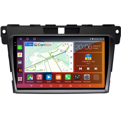 Штатная магнитола Mazda CX-7 2006-2012 Canbox Logic-i3 2K 5735-9073 на Android 11 (4G-SIM, 8/256, DSP, 360, QLed)