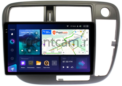 Штатное головное устройство Honda Civic 6 1995-2000 (авто без климат-контроля, правый руль) Teyes CC3 2K 360 6/128 9.5 дюймов RM-9-226 на Android 10 (4G-SIM, DSP, QLed)