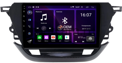 Штатная магнитола Opel Corsa F 2019-2024 (глянцевая) Canbox RS9-0204 1.5/32 Android 10 (IPS, DSP, CarPlay)