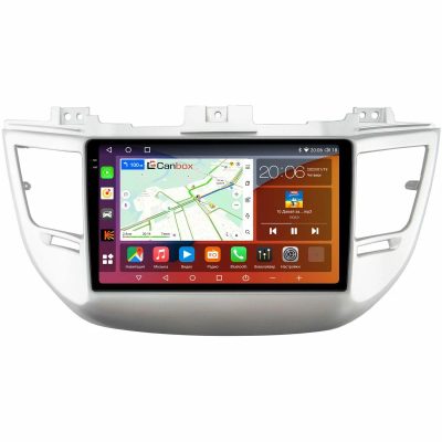 Штатная магнитола Canbox EVO 2K 5815-9041 для Hyundai Tucson 3 2015-2018 на Android 14 (4G-SIM, 6/128, DSP, QLed, AI, 360) для авто без камеры