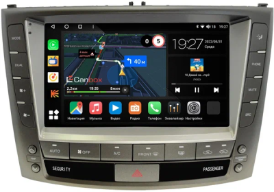 Штатная магнитола Lexus IS 2 2005-2012 Canbox M-Line 4544-9-8918 на Android 10 (4G-SIM, 2/32, DSP, QLed)