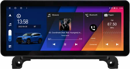 Штатная магнитола Peugeot 5008 2, 4008 2 2017-2024 12.3 дюйма Canbox H-Line 7817-0075 на Android 10 (4G-SIM, 4/64, DSP, QLed) Audi Style