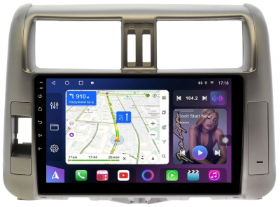 FarCar S500 HL065M штатная магнитола для Toyota LC Prado 150 2009-2013 (рамка бронза) на Android 14 c 4Gb, DSP, 4G