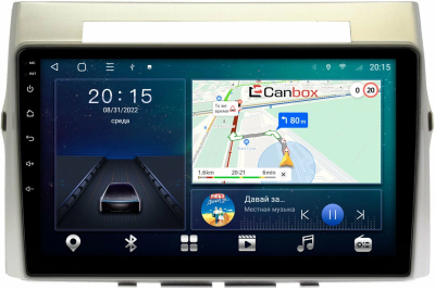 Toyota Corolla Verso 2004-2009 Canbox L-Line 4169-9325 на Android 10 (4G-SIM, 2/32, TS18, DSP, QLed)