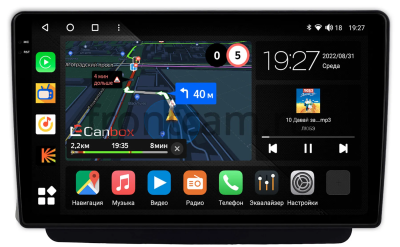 Штатная магнитола Infiniti Q45 2001-2006 Canbox M-Line 2K 4177-9-2577 на Android 10 (4G-SIM, 2/32, DSP, QLed)