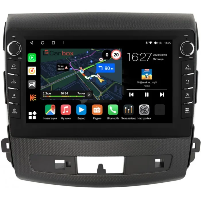 Штатная магнитола Citroen C-Crosser 2007-2013 Canbox M-Line 7831-9-004-1 без Rockford на Android 10 (4G-SIM, 2/32, DSP, IPS) С крутилками