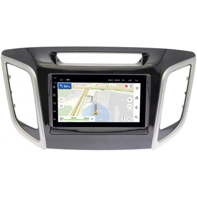 Магнитола в штатное место 2 din Hyundai Creta 2016-2021 (глянец) Canbox 1.5/32 на Android 10 (RS7-RP-11-657-287) (IPS, DSP, CarPlay)